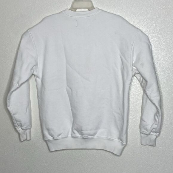 CONCEPTS White Randsom Crewneck 100% Cotton Sweatshirt Size XS - Picture 6 of 8